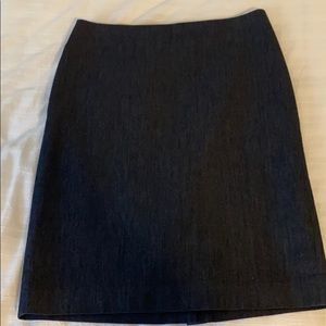 Talbots navy pencil skirt petite 2 like new